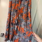 CAbi Paradise Calypso Floral All Over Print Flare Tie Front Maxi Skirt Sz Small Photo 4