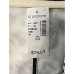 Jones Studio New Black White Floral Mid Length Embroidered Blazer Jacket Sz XS Photo 4