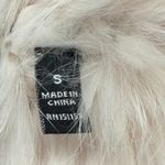 525 America  Luxe Faux Fur Vest Sleeveless Luxe Rabbit Fur‎ Blush Pink Size S Photo 2