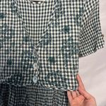 JBS American Vintage Women's Black And White Gingham Midi Dress Size M Photo 2