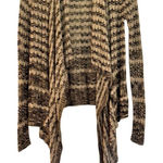 INC Internationalāconcepts open knit striped draped cardigan sweater m Gray Size M Photo 0