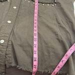 Elan Olive Studded oversized Jacket Sz M Photo 7