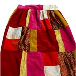 Vintage Patchwork Maxi Skirt Boho Statement Piece Waist Size 30” Pink Size M Photo 1