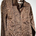 Soft Surroundings  patterned silky button down shirt Photo 1