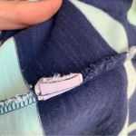 J.Crew  Blue & Mint Green Striped Shirttail Dress Photo 7