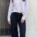 Free People Western country striped button-up blouse with Bejeweled embroidery / fits like a medium  Photo 0