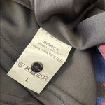 Newlily Elegant Blue and burgundy Patterned Dress size large Photo 9