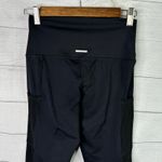 Aerie Womens size Medium Chill Play Move Mesh Side Leggings Pockets Black Photo 5