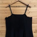 Vintage Y2K Clio Sz Large Red Black Silk Mandarin Asian Jacket Flapper Dress Set Photo 10