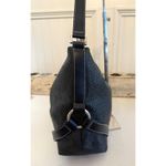 Ralph Lauren Lauren  Hobo Bag Womens Large Black Straw Shoulder Purse Work Office Photo 2