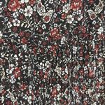 Veronica Beard Rory Dress Floral Print Silk Crepe Button Down Collared Mini Sz 6 Photo 4