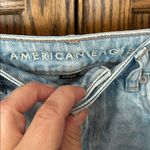 American Eagle AE Strigid Mom Jean Women’s Blue‎ Breeze 3935 size 2 regular Blue Photo 4