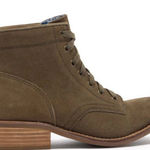 Dingo New! DAN POST Green Acres Suede Lace-Up Boot in Olive Size 7.5 $150 Photo 0