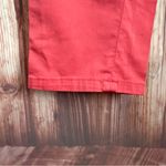 Les Canebiers Raspberry Straight Leg Tartane Pants Size XL Pink Photo 5