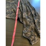 Bongo  Top Shirt Womens Medium Cotton Asymmetrical Black Gold‎ Snakeskin Photo 8