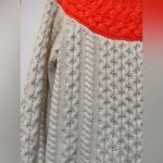 Boden Cable Knit Tunic Fisherman Sweater Orange Size 6 Photo 8