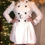 White Laced Corset Jacket Size L Photo 0