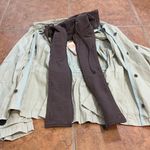 Dollhouse NWT  2 in 1 Women's Khaki removable hooded trench coat Size L Photo 9