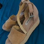 Steve Madden Tan Espadrille Sandal Wedges Photo 0