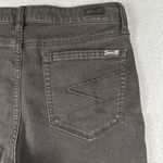 Seven7  Womens 12 Black Denim Jean High Rise Sunset Bermuda Shorts Flat Front Photo 11