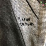 Vintage 90’s Y2K Las Vegas painted high rise PUSSHH design‎ Unique Rare JEANS Blue Size 23 Photo 3