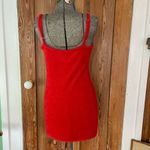 NWT Savage X Fenty Fluff It Up Slip Goji Berry Red ~ Siz Medium 💛🍄 Photo 3