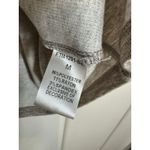 THML  mixed Media Short‎ Sleeve Top Size M Boho Casual Grey Browns Photo 3