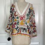 ZARA  Fish and Elephant embroidered boxy top Photo 6