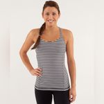 Lululemon Free To Be Tank Classic Stripe Black White Size 4 Photo 7