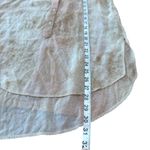 Wilfred  100% Silk Womens Size‎ Small Cream/pink Hi Low Henley Blouse Top Photo 8