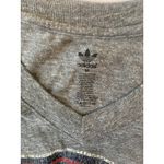 Adidas (E-142) womens t-shirt Chicago shorts sleeves size M grey color Photo 6
