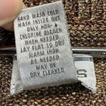 Chico's  Metallic‎ Knit Cardigan Tie Front Shrug Bronze Gold Sparkle Size 3 US XL Photo 2