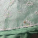 Vintage Daisy Maxi Dress Flutter sleeve overlay Green pearl white fairytale Photo 9