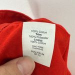 J.Crew  Skirt 2 Red Cotton Lace Trim Floral Eyelet Career Preppy Boho Romantic Photo 6