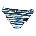 Sky Blue and White Striped Bikini Set Size M Photo 3