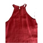 Sigrid Olsen  Womens Pure 100% Linen Beachy Vacation Halter Dress Size M Photo 3