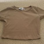 Princess Polly  tan baby tee Photo 0