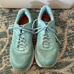 Hoka One One Bondi‎ 7 Shoes Womens Size 10.5 Blue Mesh Athletic Running Cushion Photo 1