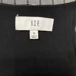 NSR Black Alyson Asymmetrical Sharkbite Hem Plaid Dress Photo 7