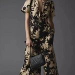 Anthropologie  The Somerset Jumpsuit Black Ecru Fan Favorite Slimming SMALL #138 Photo 1