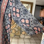 West Kei  Boho Summer Dress Siez L. 3/4 Sleeve Tassel Neck Photo 3