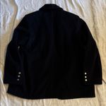 Elegant Black Women's Pea Coat Size L Photo 3
