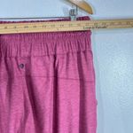 Athletic Joggers Drawstring Waist Lounge Pants Comfy Soft Casual Size Large Pink Photo 7