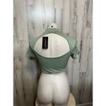 Streetwear Society Green crop top Photo 1