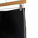 ZARA  Black Rhinestone Embellished High Rise Pull On Skinny Pants Size Medium Photo 4