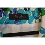Tahari  by ASL Women's Floral Blazer – Bold Blue & Green Floral Print Photo 1
