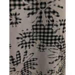 Suave Capri Leggings Woman 1X Revolutionary Tummy Control Black White floral Photo 1