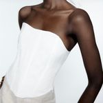 ZARA  embroidered corset top Photo 1