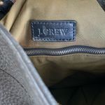 J.Crew Black Pebbled Leather Slouch Shoulder Crossbody Bag Purse Side Zippers Photo 3