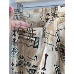 Chico's Chico’s Design Pants Women’s Size M Jeans Beige Tribal Casual Artistic‎ Western Photo 5
